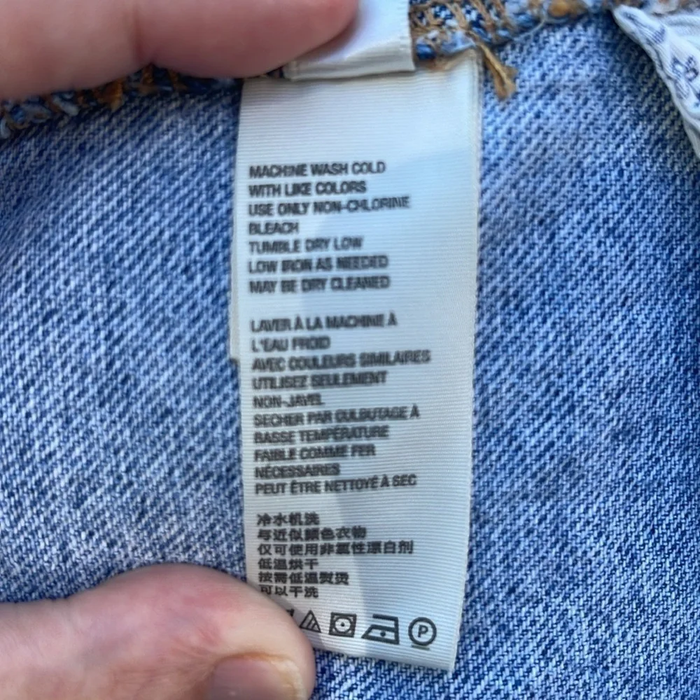 We the Free Free People Y2K Denim Mini Skirt Size 28